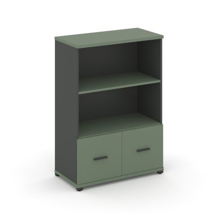 Concept Шкаф 1 широкая секция, 3 ниши CN.STS-311 A Кобо/Антрацит/Металл Антрацит 836*420*1186