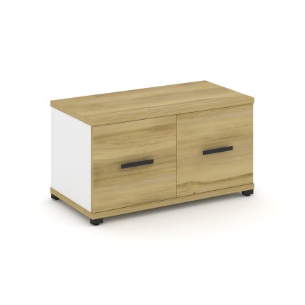 Concept Шкаф 1 широкая секция, 1 ниша CN.STS-113 B Дуб Винченцо/Белый Бриллиант/Металл Черный 836*42