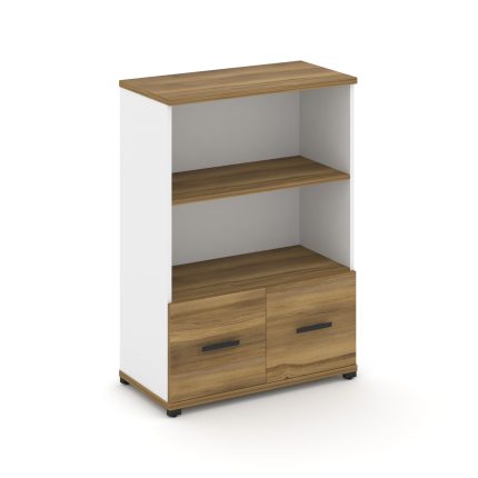 Concept Шкаф 1 широкая секция, 3 ниши CN.STS-311 B Сандал Янтарный/Белый Бриллиант/Металл Черный 836