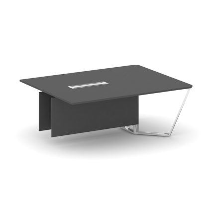 Steel Meet Завершающий модуль L=2000 MDK-PR.B.SPZW-20 Антрацит/Нержавеющая Сталь/Хром 2000*1600*750