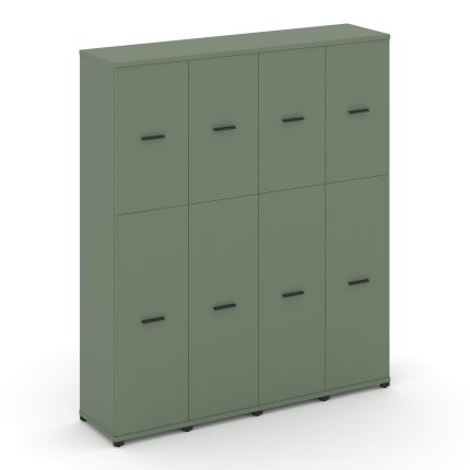 Concept Шкаф 4 узкие секции, 5 ниш CN.STU-545 B Кобо/Металл Черный 1668*420*1922