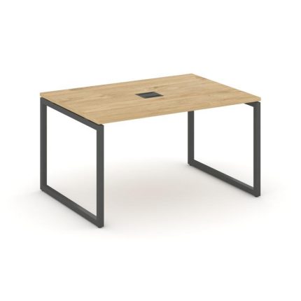 Style Project Стол переговорный SN-4O.SPRG-004 Тиквуд Светлый/Металл Антрацит 1580*980*750