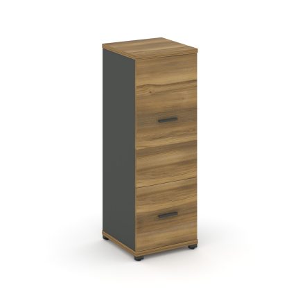 Concept Шкаф 1 узкая секция, 3 ниши CN.STU-312 A Сандал Янтарный/Антрацит/Металл Антрацит 420*420*11