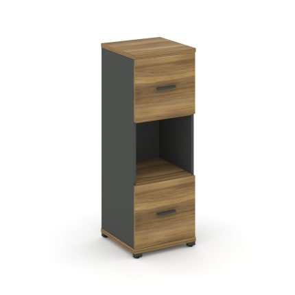 Concept Шкаф 1 узкая секция, 3 ниши CN.STU-315 A Сандал Янтарный/Антрацит/Металл Антрацит 420*420*11