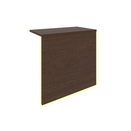 Style Накладка с подсветкой (для Л.МП-2) Л.Н-2С Венге Цаво 560*321*536