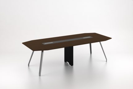 Kano Стол переговорный MGD71.28 Тис Темный/Серая Дымка 2800*1200*750