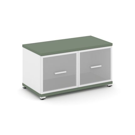 Concept Шкаф 1 широкая секция, 1 ниша CN.STS-113 RMW W Кобо/Белый Бриллиант/Металл Белый/Сатин 836*4