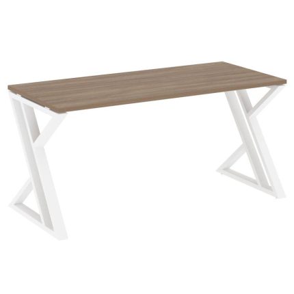 Loft Стол рабочий VR.L-SRZ-4.7 Дуб Аризона/Металл Белый 1580*720*750