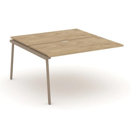 Estetica Двойной наборный элемент рабочей станциии ES.2.NRS-3-VP Тиквуд Светлый/Металл Латте 1380*15