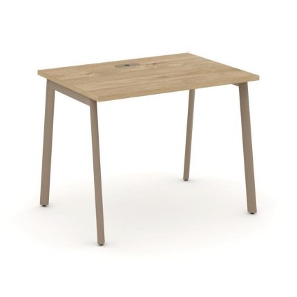 Estetica Стол рабочий ES.SP-1-LP Тиквуд Светлый/Металл Латте 980*730*750