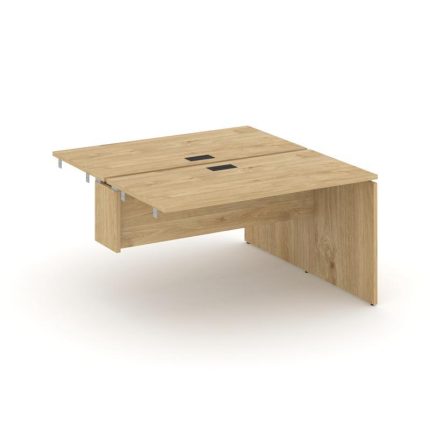 Style Project Стол-приставка к опор. элем. SN-D.DPRS-022 Тиквуд Светлый/Черная Заглушка 1180*1632*75