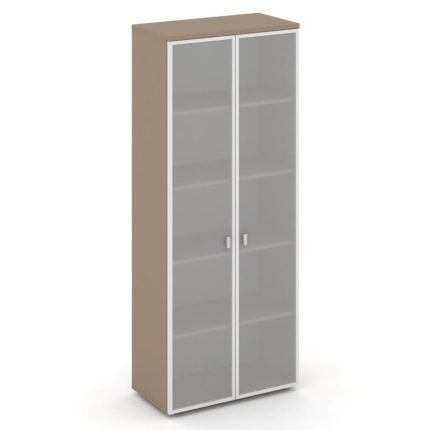 Estetica Шкаф высокий широкий ES.ST-1.10R Латте/Сатин матовый 800*420*1977