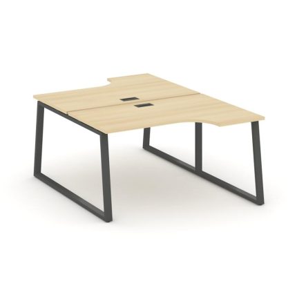 Style Project Рабочая станция эргоном. SN-6T1.DRPA-001 Акация Лорка/Металл Антрацит/Заглушка Пластик