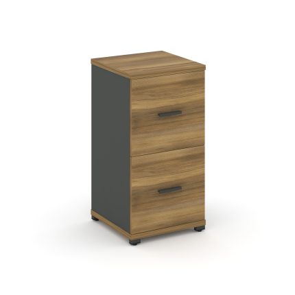 Concept Шкаф 1 узкая секция, 2 ниши CN.STU-212 A Сандал Янтарный/Антрацит/Металл Антрацит 420*420*81