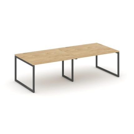 Style Project Стол переговорный SN-4O.SPRG-042.3 Тиквуд Светлый/Металл Антрацит 2360*1180*750