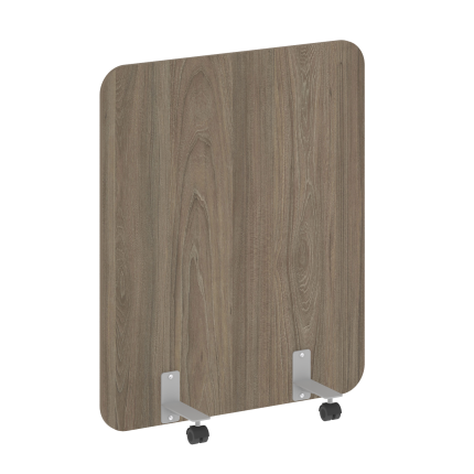 R-line Перегородка на металлических опорах, на роликах DP.R-100-120 Вяз Благородный/Металл Серый 100