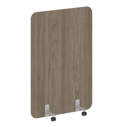 R-line Перегородка на металлических опорах, на роликах DP.R-100-150 Вяз Благородный/Металл Серый 100