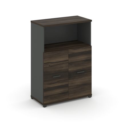 Concept Шкаф 1 широкая секция, 3 ниши CN.STS-313 A Дуб Мали/Антрацит/Металл Антрацит 836*420*1186