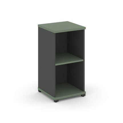 Concept Стеллаж 1 узкая секция, 2 ниши CN.STU.E-210 Кобо/Антрацит/Металл Антрацит 420*420*818