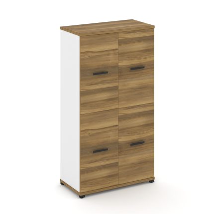 Concept Шкаф 1 широкая секция, 4 ниши CN.STS-412 B Сандал Янтарный/Белый Бриллиант/Металл Черный 836