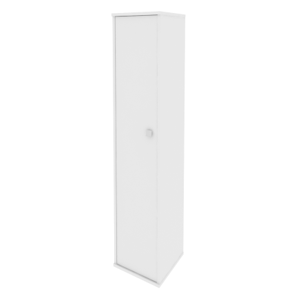 Style Шкаф высокий узкий левый Л.СУ-1.9 (L) Белый 412*410*1980