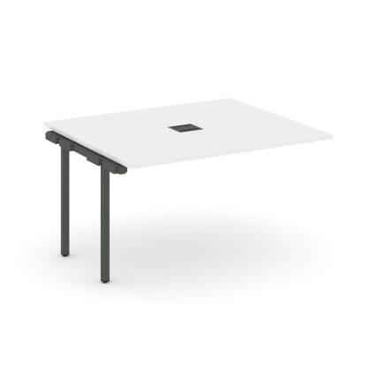 Style Project Проходной наб. элем. перег. стола SN-4P.NSPRG-032 Белый/Металл Антрацит 1180*1180*750