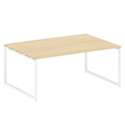 Metal System Quattro Перег. стол (1 столешница) на О-образном м/к 40БО.ПРГ-1.5 Акация Лорка/Металл Б