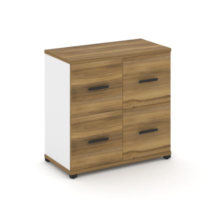 Concept Шкаф 1 широкая секция, 2 ниши CN.STS-212 B Сандал Янтарный/Белый Бриллиант/Металл Черный 836