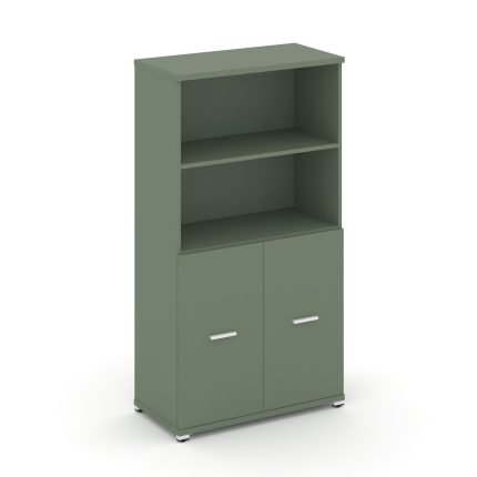 Concept Шкаф 1 широкая секция, 4 ниши CN.STS-411 W Кобо/Металл Белый 836*420*1554