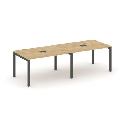 Style Project Стол переговорный SN-5P.SPRG-012 Тиквуд Светлый/Металл Антрацит 2360*980*750