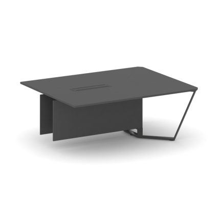 Steel Meet Завершающий модуль L=2000 KDK-PR.B.SPZW-20 Антрацит/Металл Антрацит 2000*1600*750