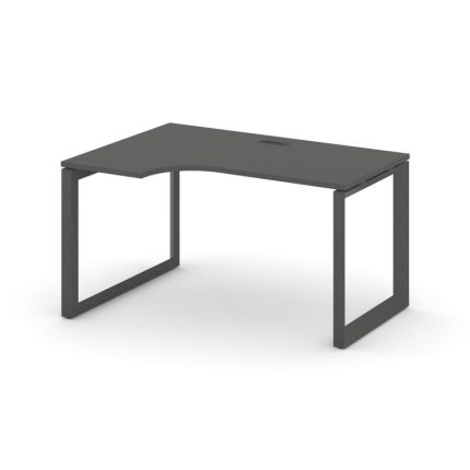 Style Project Стол рабочий эргономичный SN-59O.SPA-011(L) Антрацит/Металл Антрацит/Черный Заглушка 1