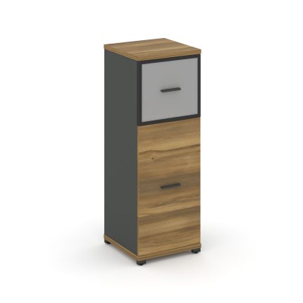 Concept Шкаф 1 узкая секция, 3 ниши CN.STU-314 RMB A Сандал Янтарный/Антрацит/Металл Антрацит/Сатин