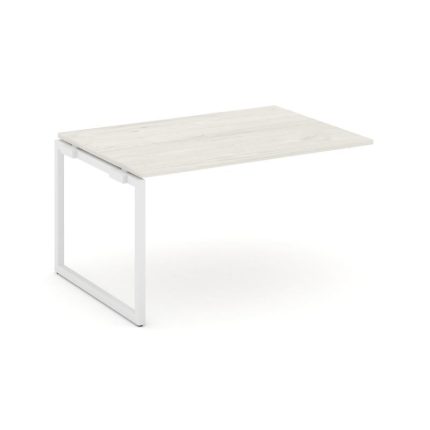 Style Project Проходной наб. элем. перег. стола SN-4O.NSPRG-003.3 Дуб Наварра/Металл Белый 1380*980*