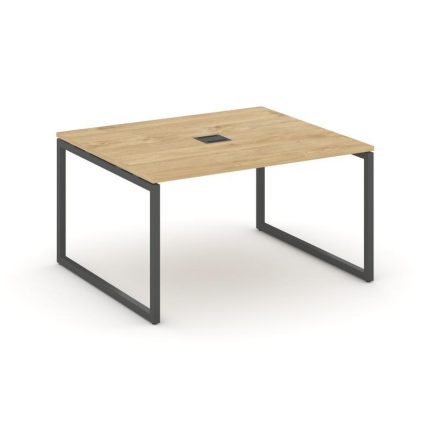 Style Project Стол переговорный SN-4O.SPRG-032 Тиквуд Светлый/Металл Антрацит 1180*1180*750