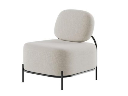 Jive Диван одноместный JVE-1 Сан 02/Металл Черный 670*720*770