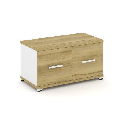 Concept Шкаф 1 широкая секция, 1 ниша CN.STS-113 W Дуб Винченцо/Белый Бриллиант/Металл Белый 836*420