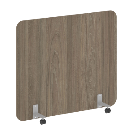 R-line Перегородка на металлических опорах, на роликах DP.R-140-120 Вяз Благородный/Металл Серый 140