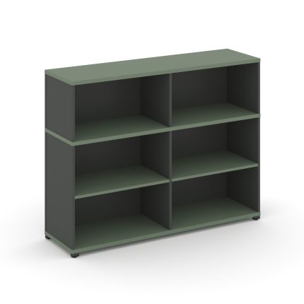 Concept Стеллаж опорный/приставной с надставкой низ. CN.SOPO-007 Кобо/Антрацит/Металл Антрацит 1480*