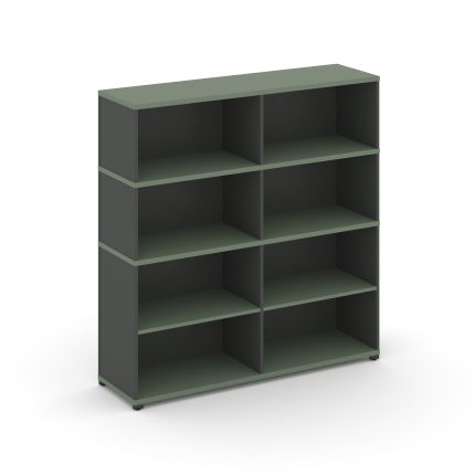 Concept Стеллаж опорный/приставной с надставкой выс. CN.SOPO-008 Кобо/Антрацит/Металл Антрацит 1480*