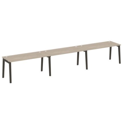 Onix Wood Рабочая станция OW.RS-3.4.7 Дуб Аттик/Дуб Темный/Металл Антрацит 4740*720*750