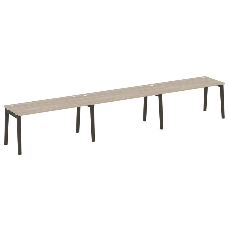 Onix Wood Рабочая станция OW.RS-3.4.7 Дуб Аттик/Дуб Темный/Металл Антрацит 4740*720*750