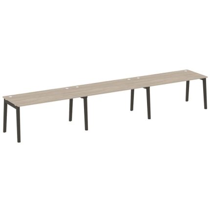 Onix Wood Рабочая станция OW.RS-3.4.8 Дуб Аттик/Дуб Темный/Металл Антрацит 4740*800*750