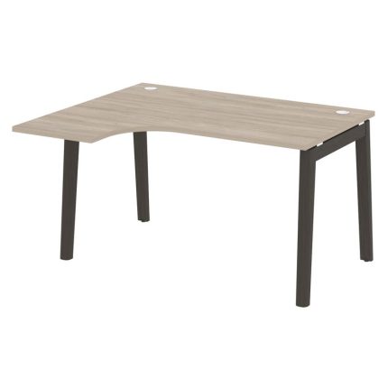 Onix Wood Стол эргономичный левый OW.SA-3 (L) Дуб Аттик/Дуб Темный/Металл Антрацит 1380*1180*750 (80