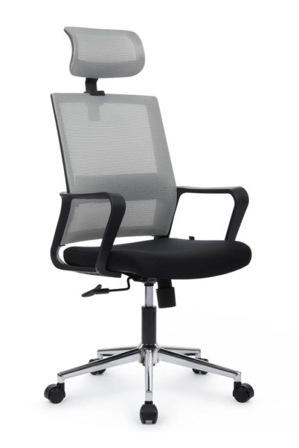 Кресло Mint RCH M1029HBE Серый/Черный