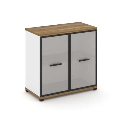 Concept Шкаф 1 широкая секция, 2 ниши CN.STS-213 RMB B Сандал Янтарный/Белый Бриллиант/Металл Черный