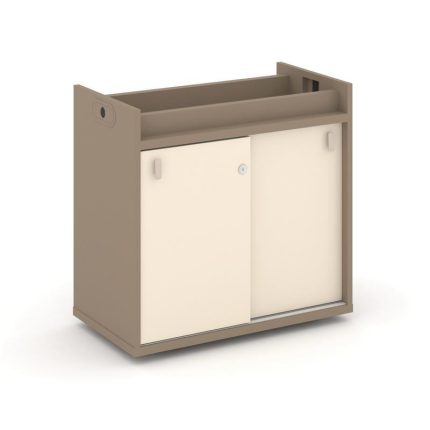 Estetica Тумба опорная-купе ES.TON-3 Латте/Сатин/Металл Латте 750*406*725