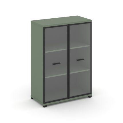 Concept Шкаф 1 широкая секция, 3 ниши CN.STS.E-316 RPB B Кобо/Металл Черный/Прозрачный 836*420*1186