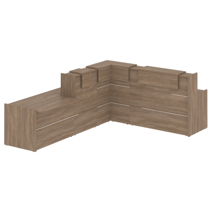 Onix Ресепшн O.R-K-34 Дуб Аризона 3180*2600*1187