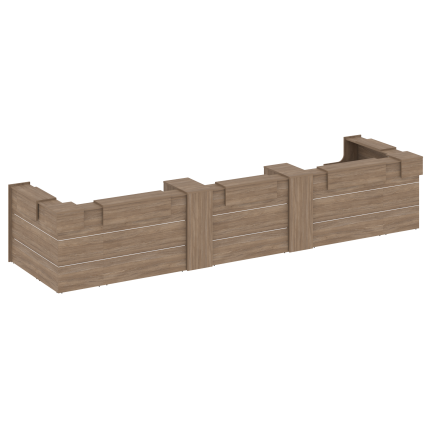 Onix Ресепшн O.R-K-38 Дуб Аризона 6522*1768*1187